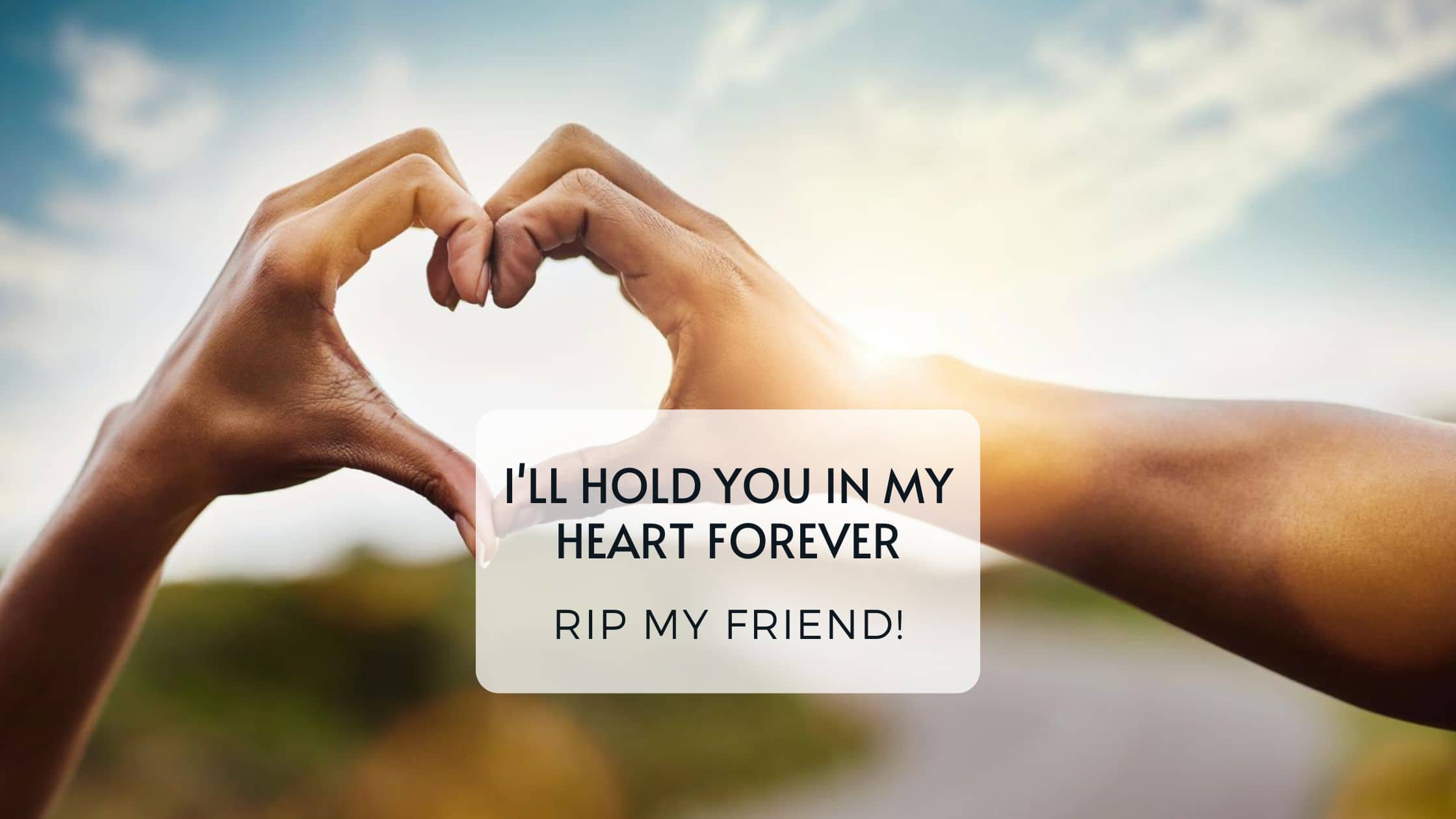 Best Friend Funeral Poem