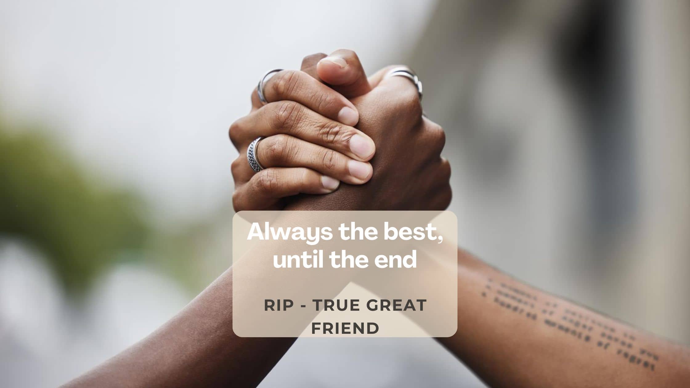 Best Friend Funeral Poem