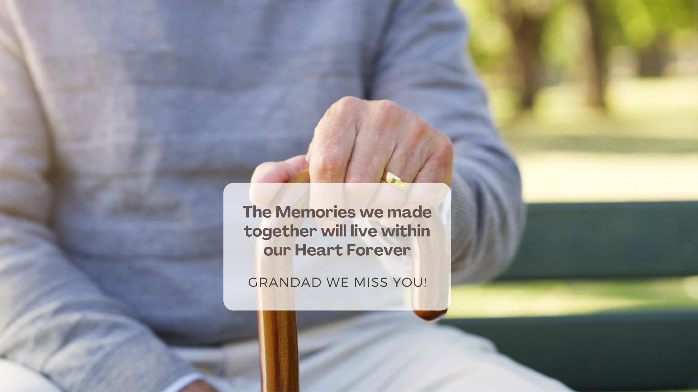 Grandad Funeral Poem