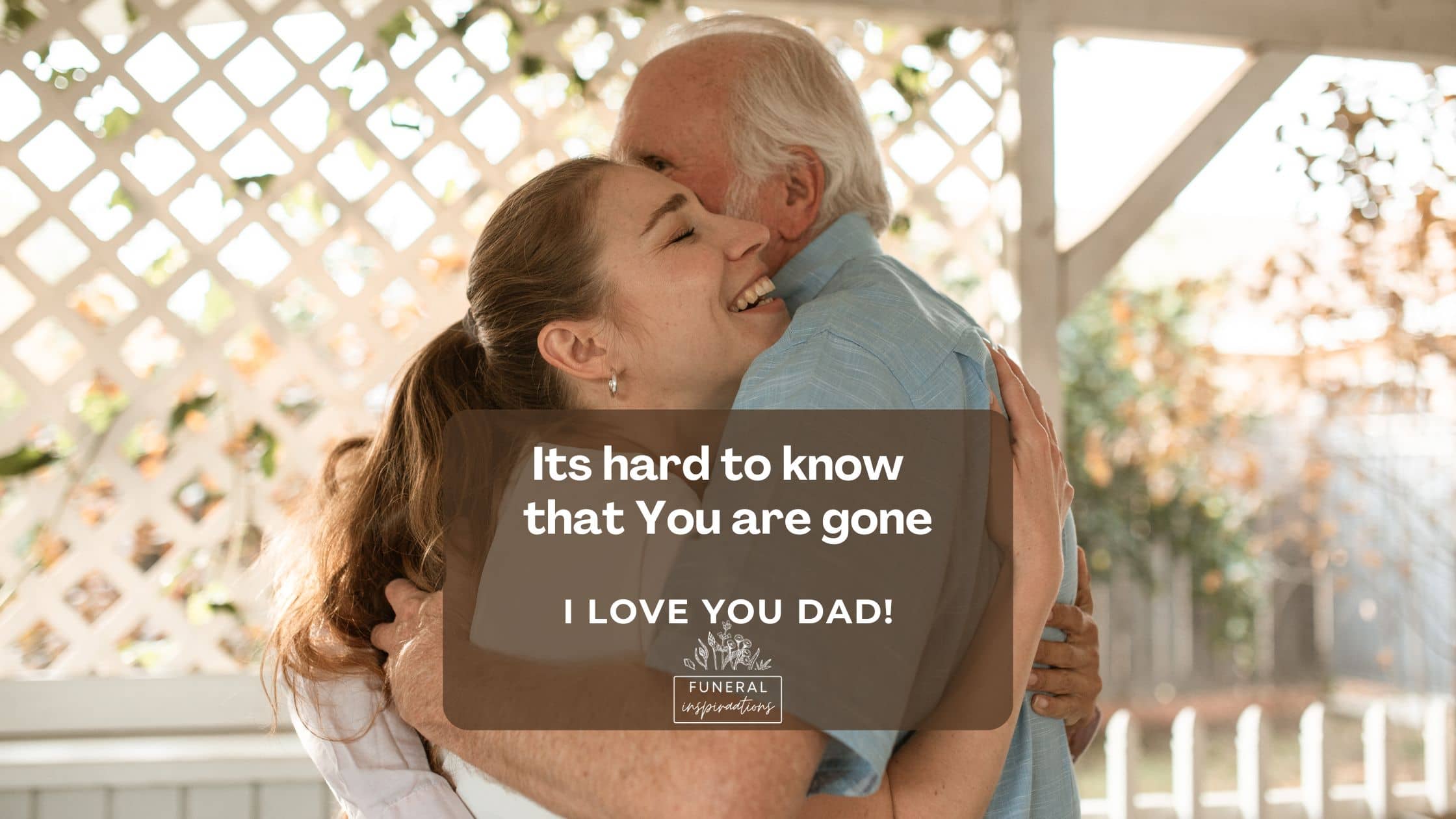 Dad Funeral Poem from sister